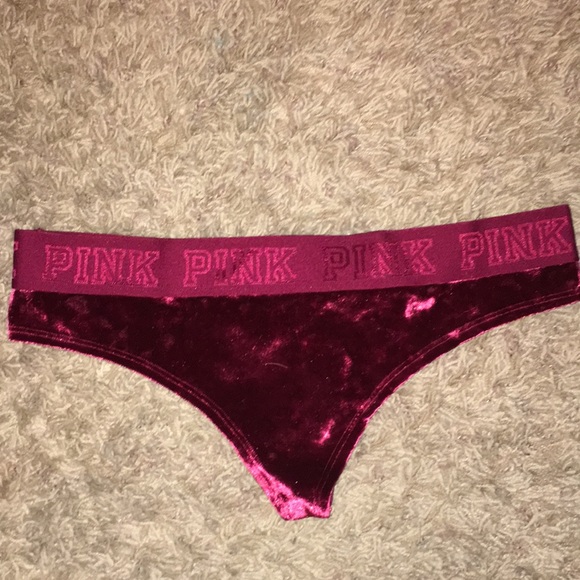 PINK velvet thongs! - Picture 5 of 6